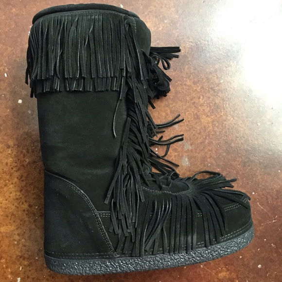 aquazzura fringe boots